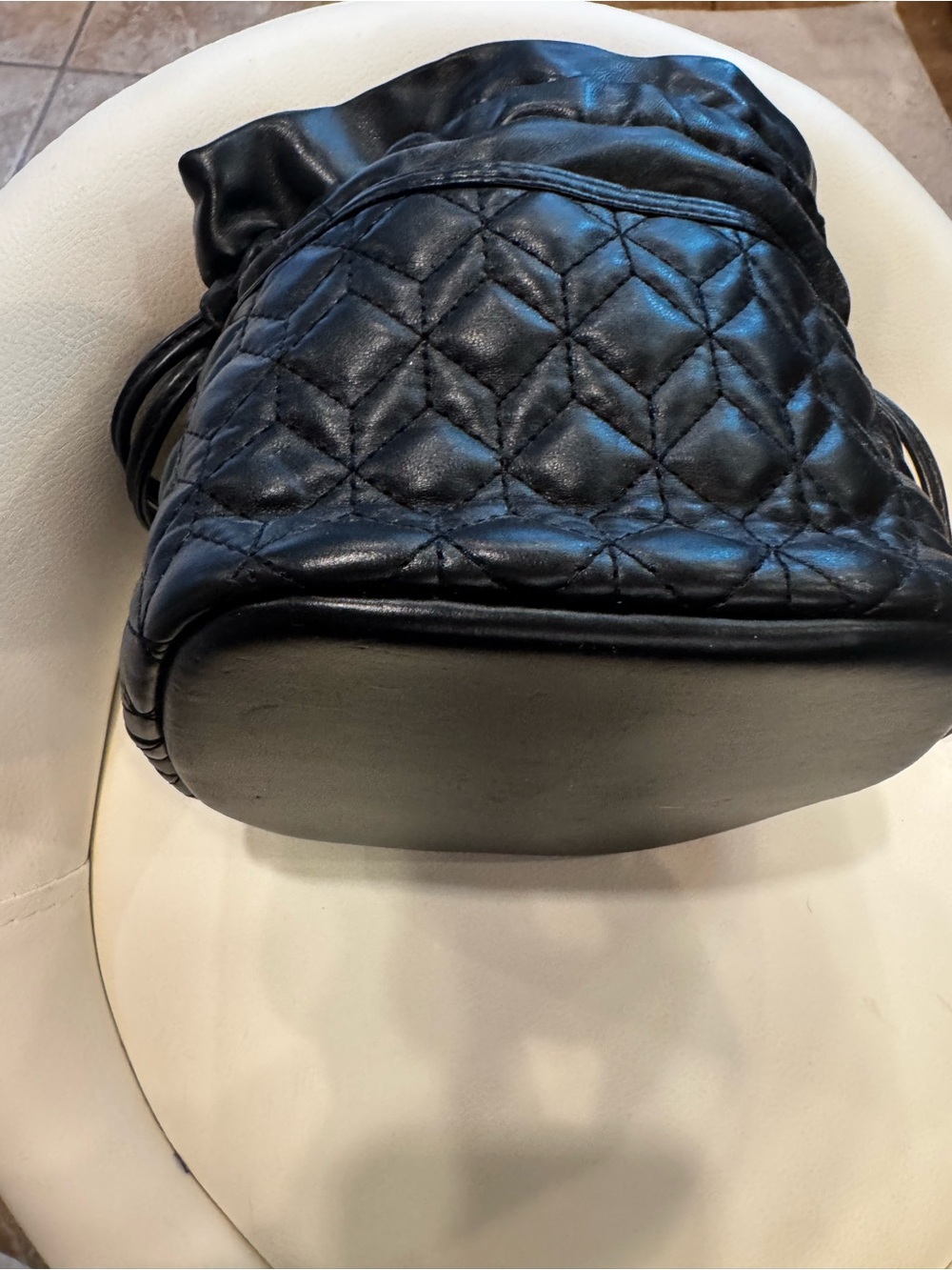 PurseN Black Quilted Drawstring Jewelry Bag - Picture 3 of 7